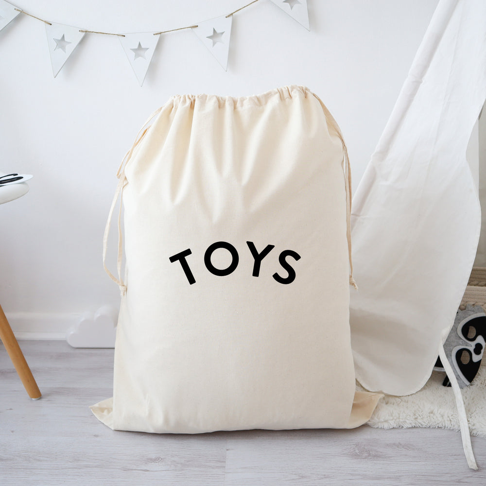 Large cotton toy sack